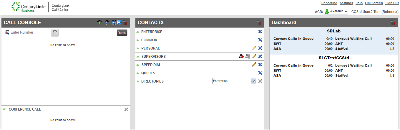 voip contact center contacts pane personal directory