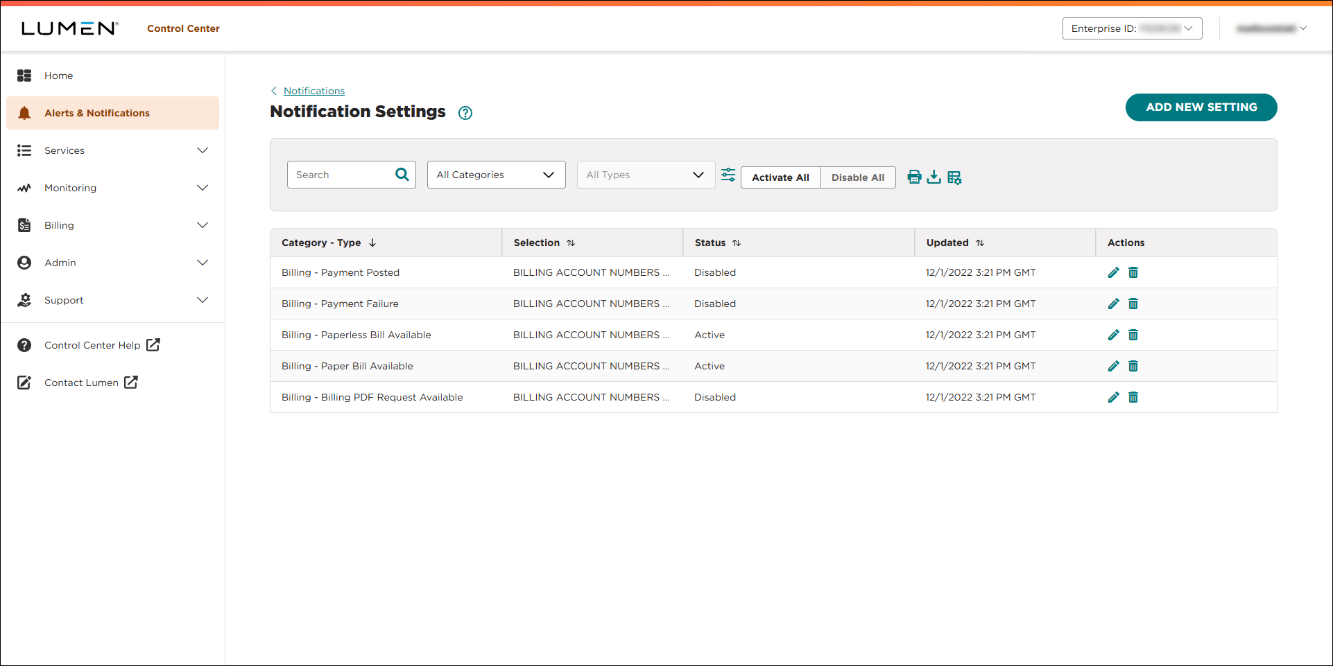 Notification Management