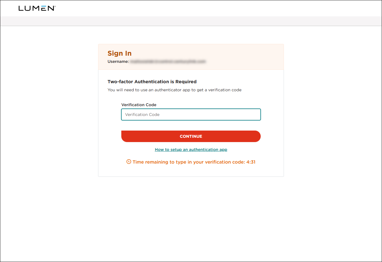 Sign In: Two-Factor Authentication