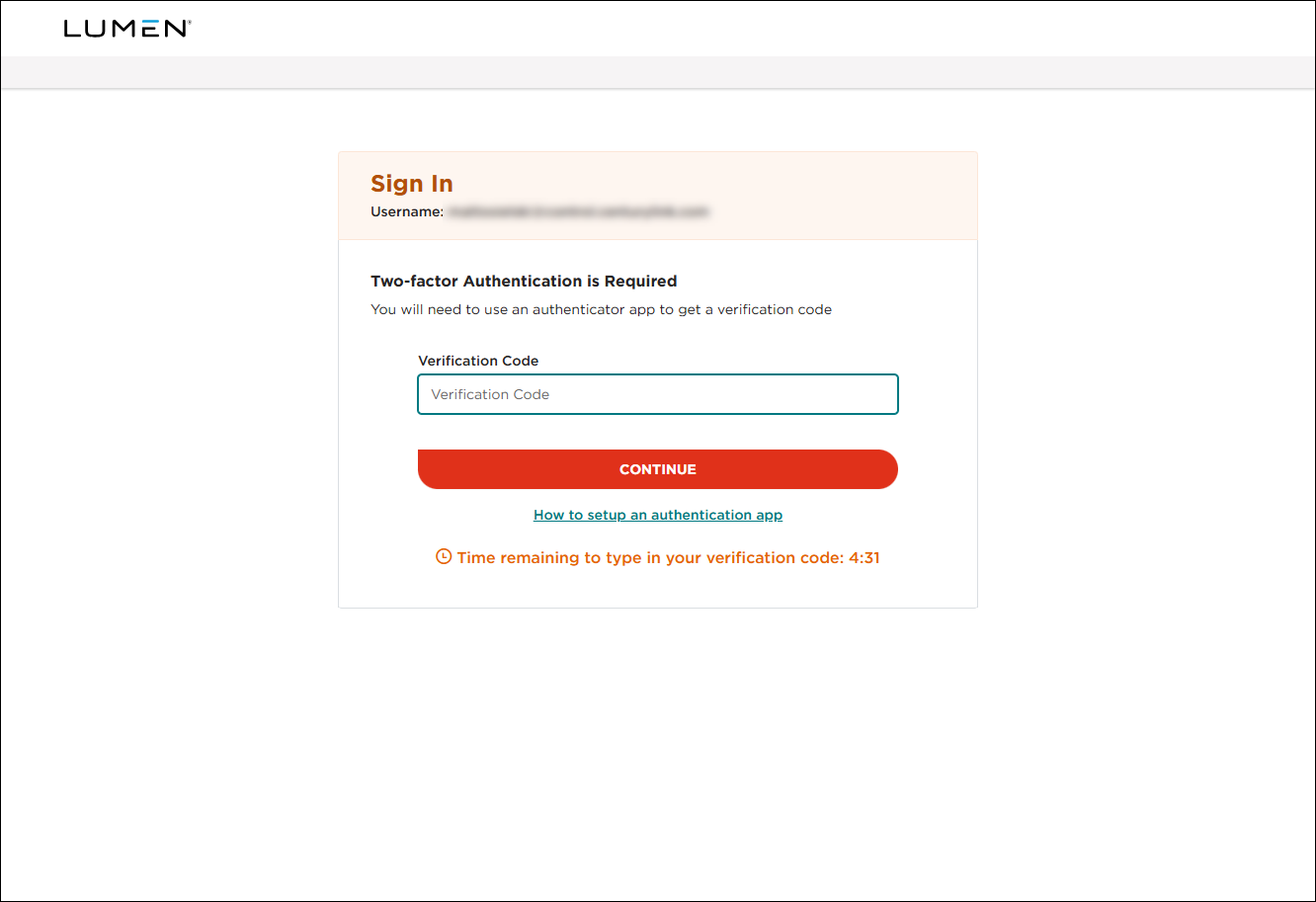 Sign in: two-factor authentication