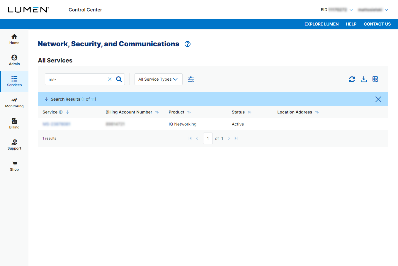 Network, Security, and Communications (showing search results for Managed Services))