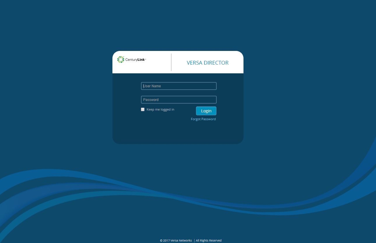 SD-WAN Director login page