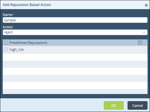 url filtering use case add reputation based action