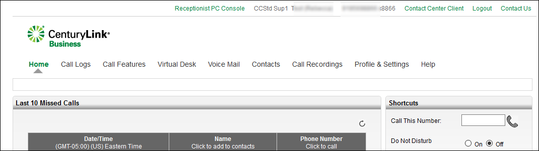 voip end user portal receptionist console link