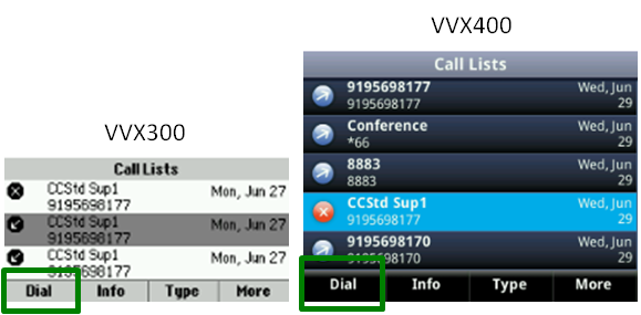 300 400 call list using