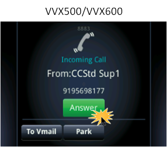shared call appearance answer